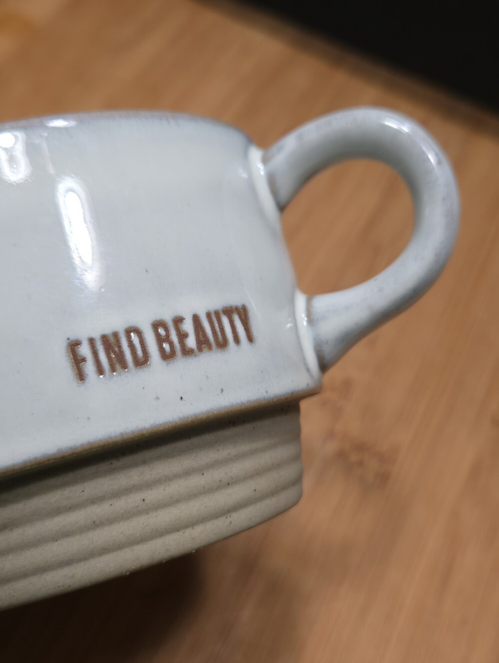"Find Beauty" and "Find Rest" Mug Coffee Cup